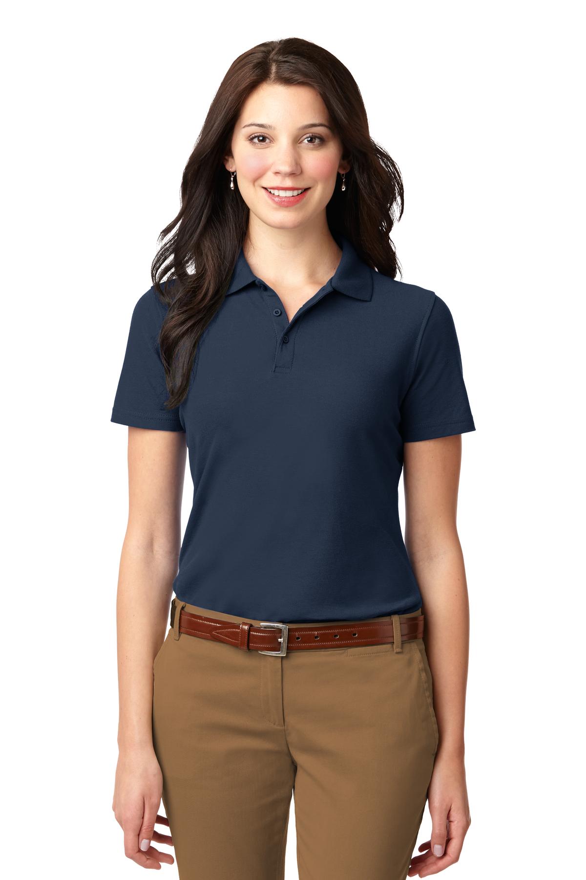 Port Authority® Women's Stain-Resistant Polo. - Image 3