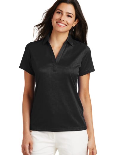 Port Authority® Women's Performance Fine Jacquard Polo.