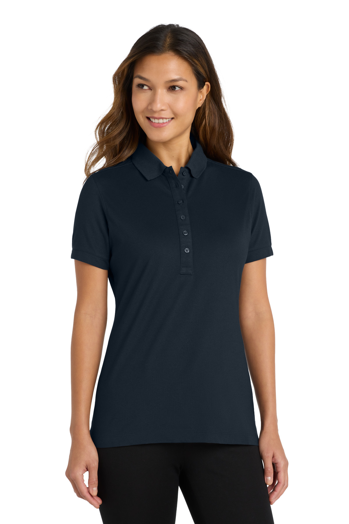 Port Authority® Women's Stretch Pique Polo. - Image 2