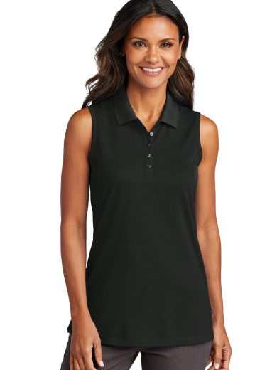 Port Authority® Women's Dry Zone® UV Micro-Mesh Sleeveless Polo