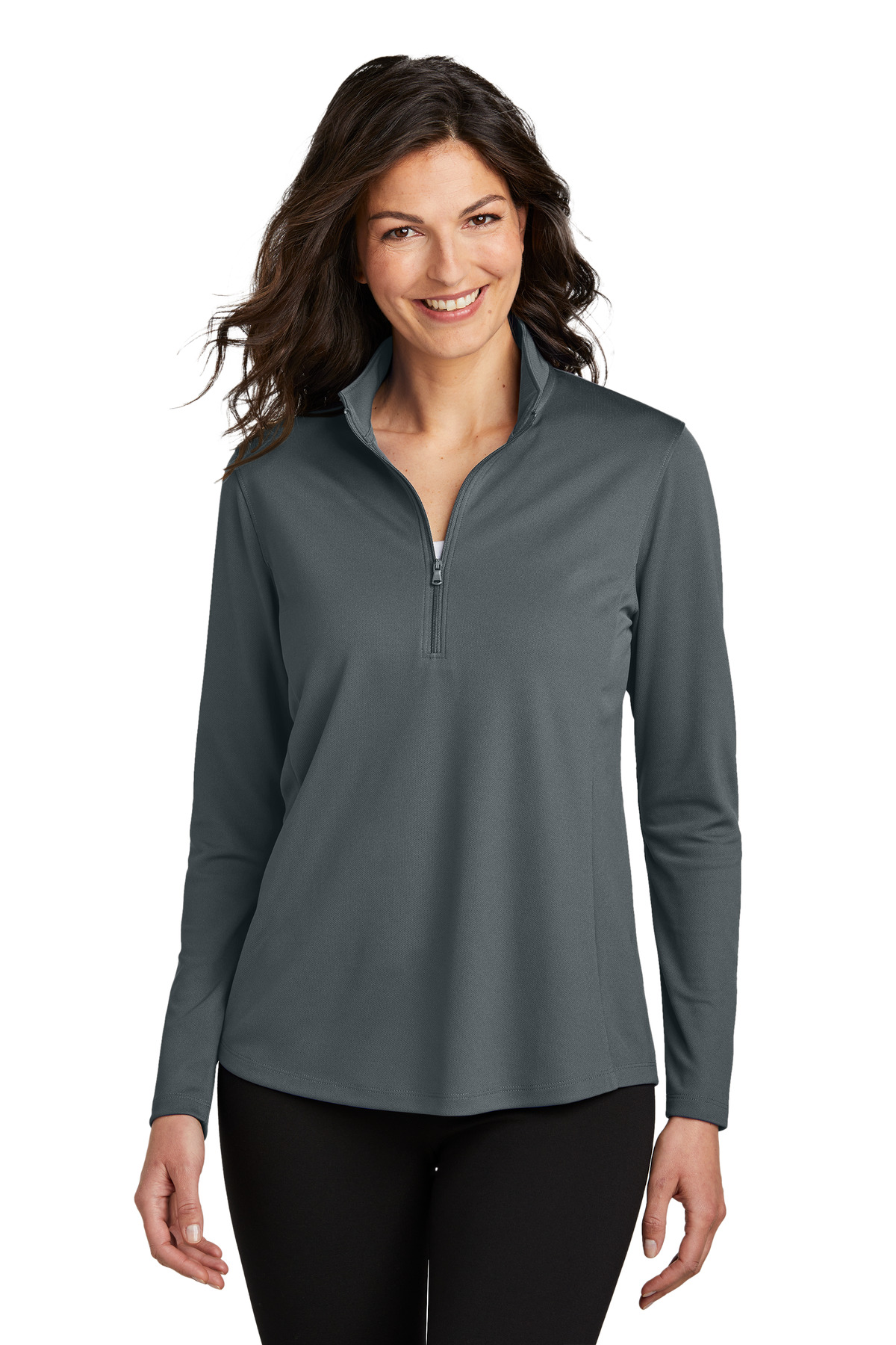 Port Authority® Women's Dry Zone® UV Micro-Mesh 1/4-Zip - Image 5