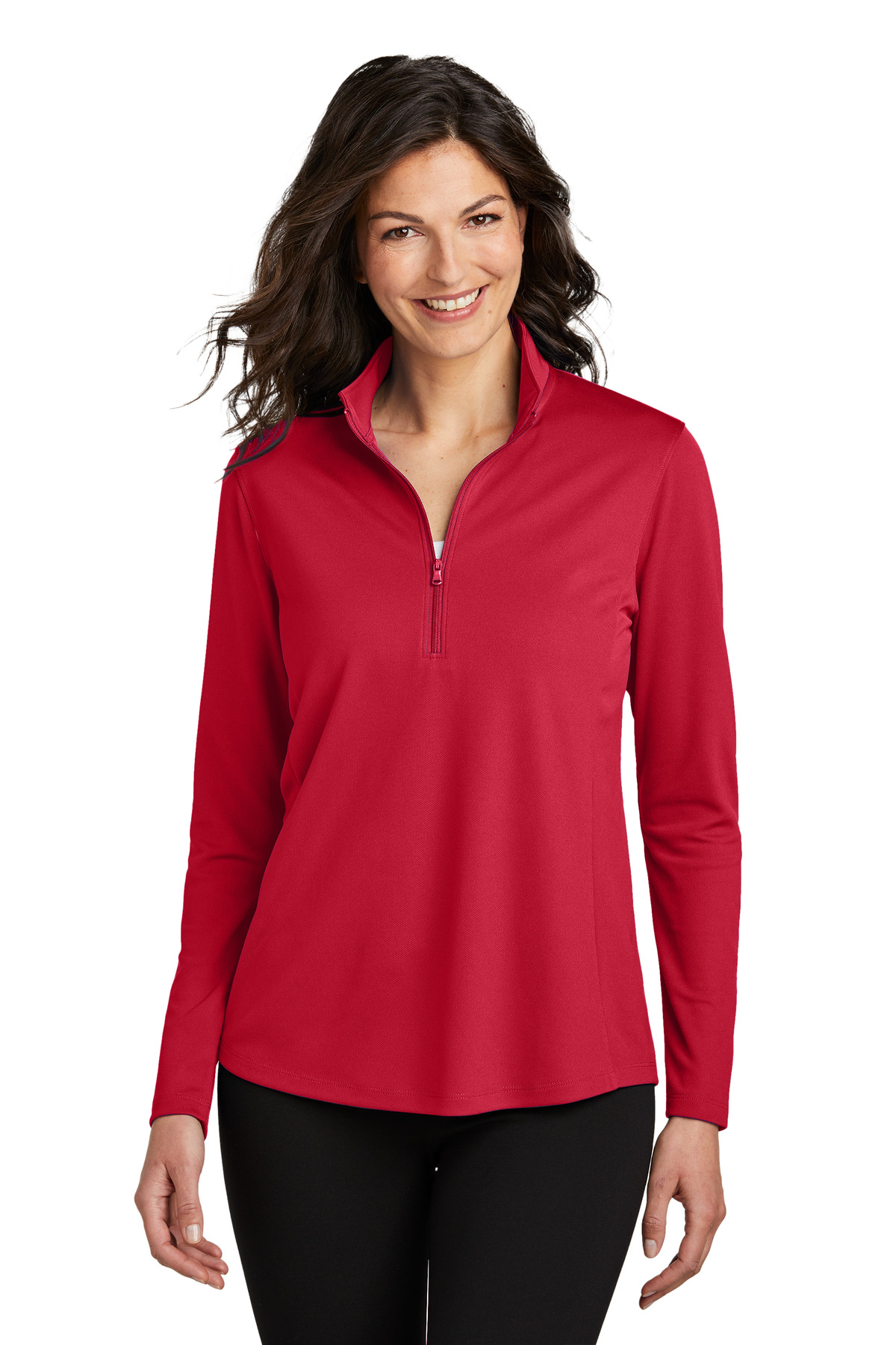 Port Authority® Women's Dry Zone® UV Micro-Mesh 1/4-Zip - Image 3