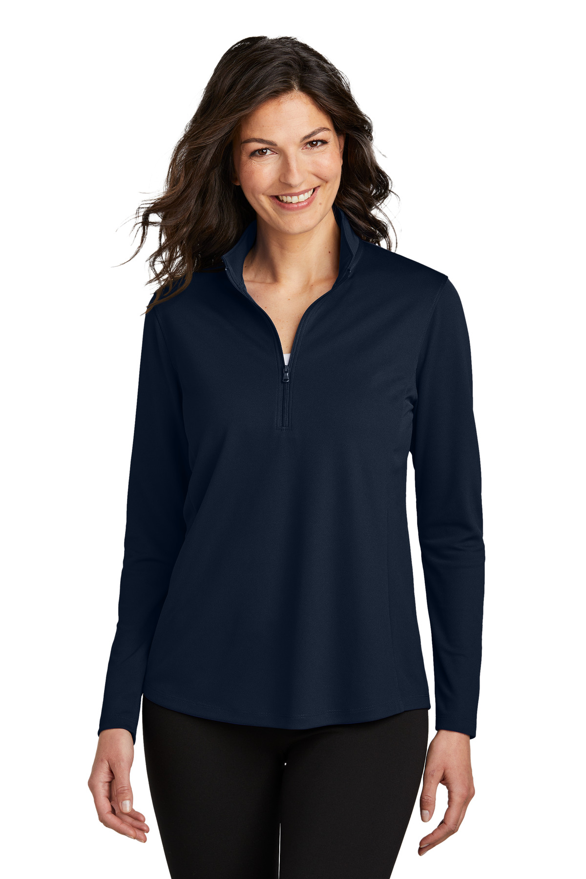 Port Authority® Women's Dry Zone® UV Micro-Mesh 1/4-Zip - Image 2