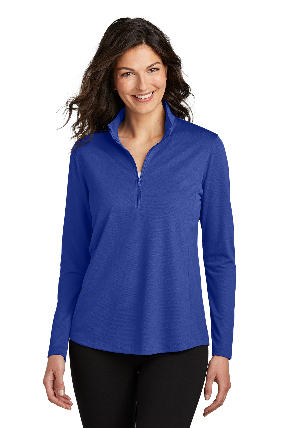 Port Authority® Women's Dry Zone® UV Micro-Mesh 1/4-Zip - Image 4