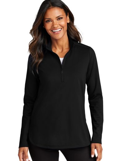 Port Authority® Women's C-FREE® Double Knit 1/4-Zip