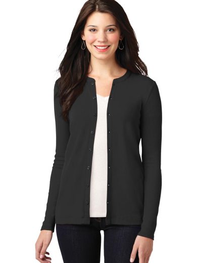 Port Authority® Women's Concept Stretch Button-Front Cardigan.