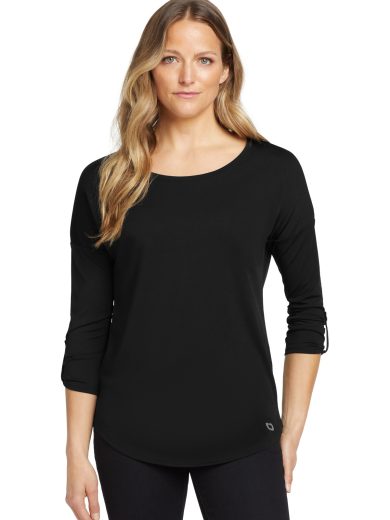 OGIO ® Women's Gravitate Scoop 3/4-Sleeve .