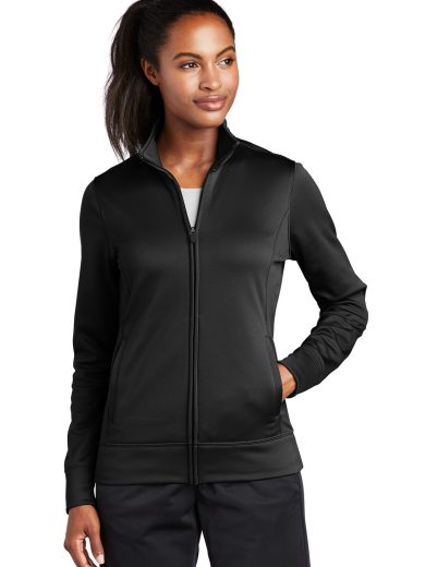 Sport-Tek® Women's Sport-Wick® Fleece Full-Zip Jacket.