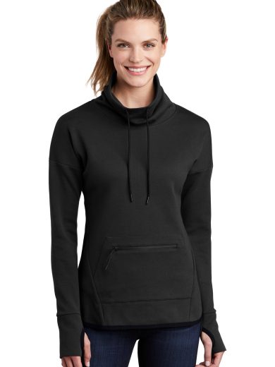 Sport-Tek® Women's Triumph Cowl Neck Pullover