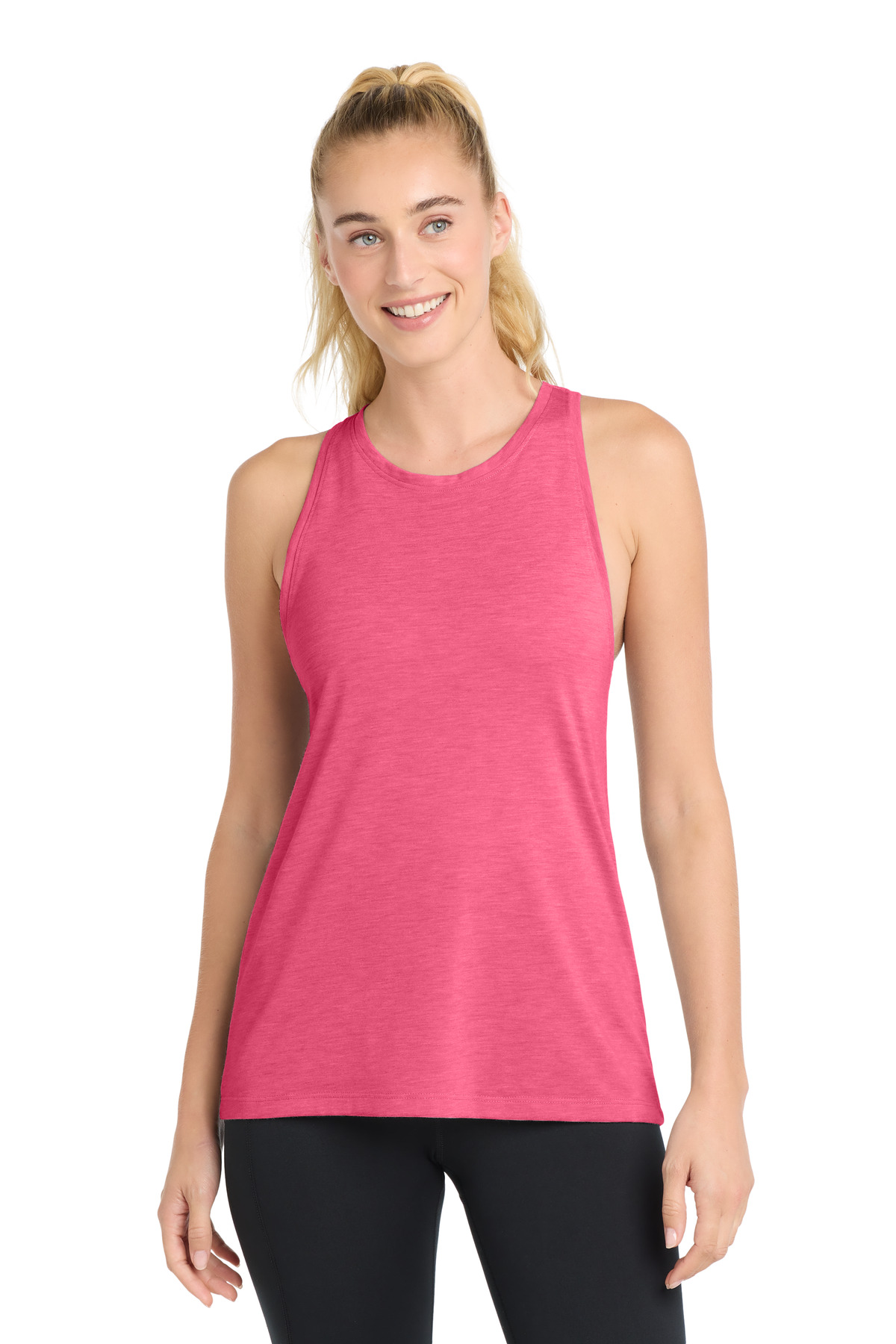 Sport-Tek ® Women's PosiCharge ® Tri-Blend Wicking Tank. - Image 3