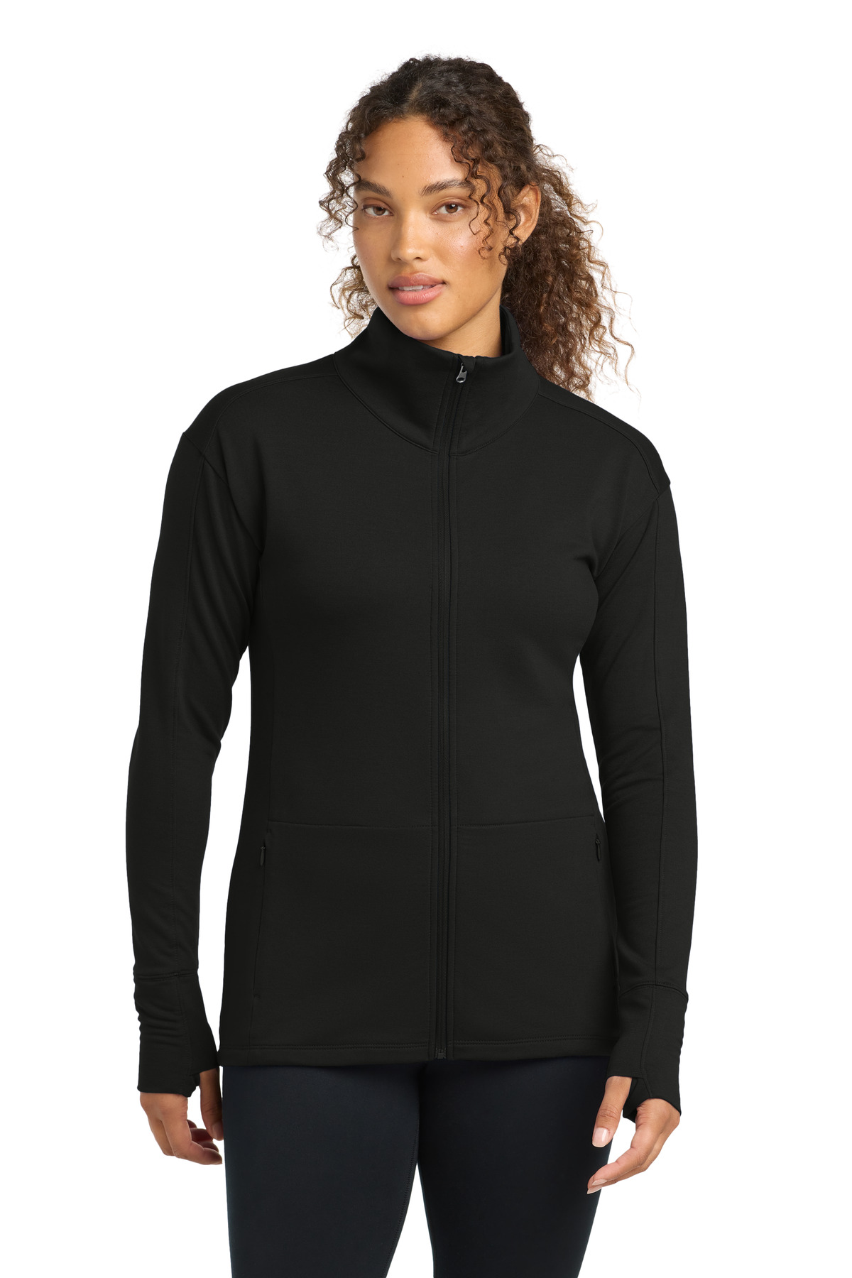 Sport-Tek® Women's Sport-Wick® Flex Fleece Full-Zip.