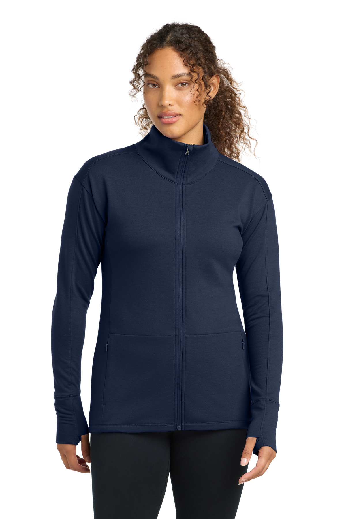 Sport-Tek® Women's Sport-Wick® Flex Fleece Full-Zip. - Image 2