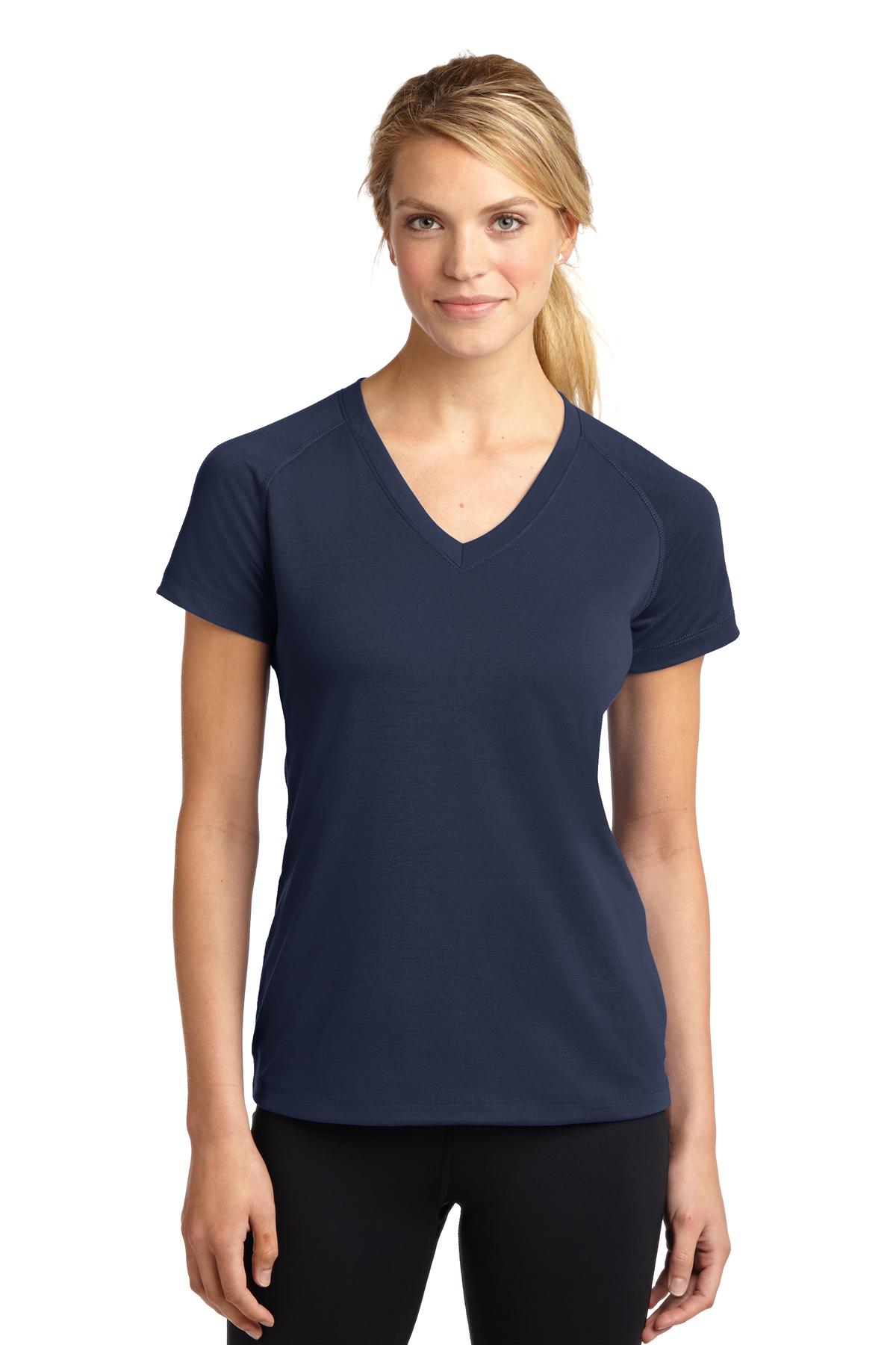 Sport-Tek® Women's Ultimate Performance V-Neck. - Image 3