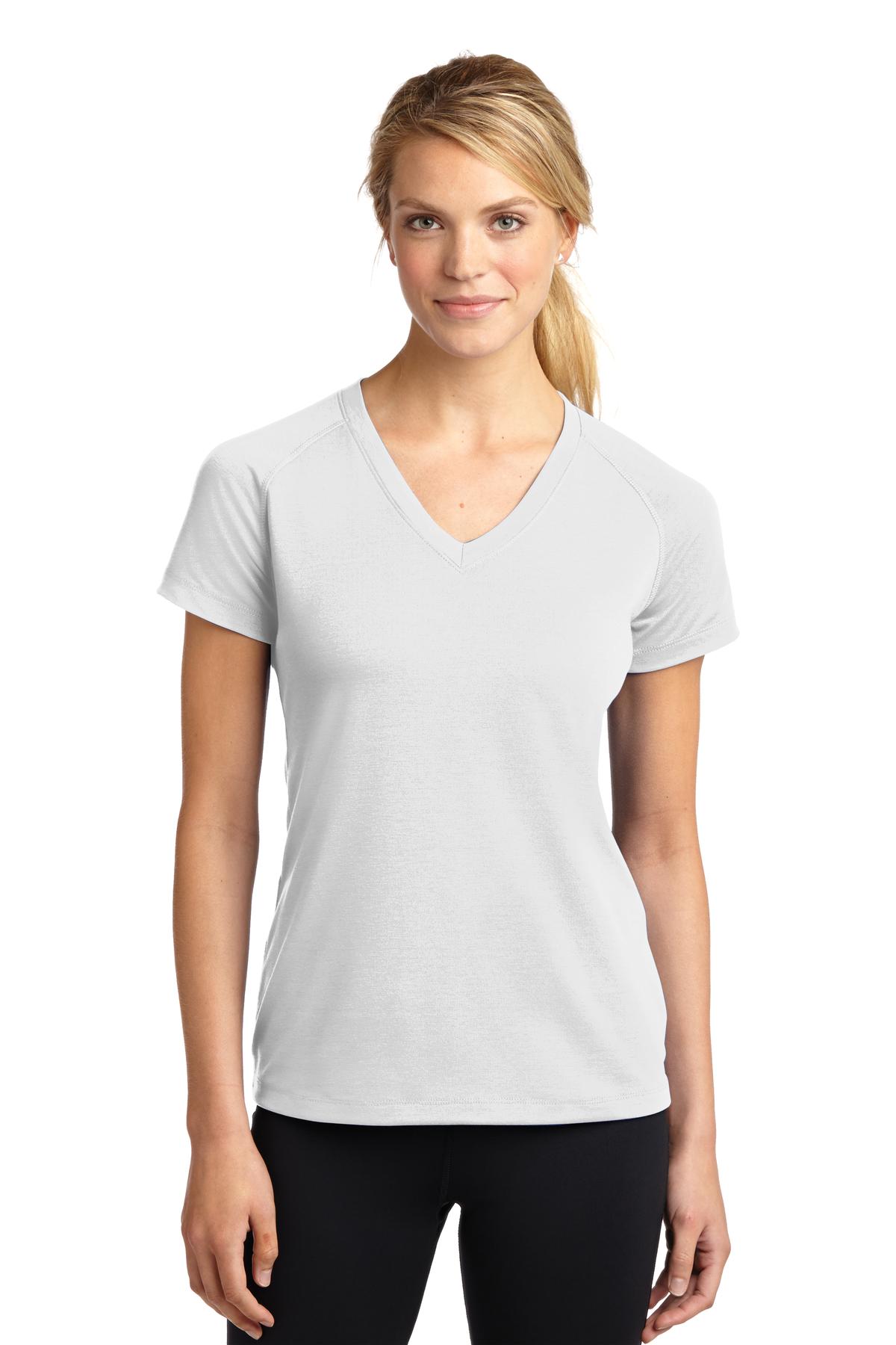 Sport-Tek® Women's Ultimate Performance V-Neck. - Image 2