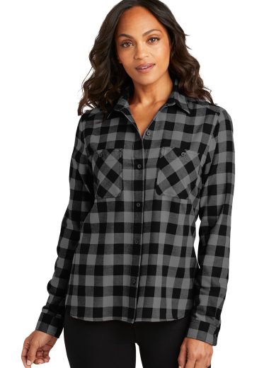 Port Authority® Women's Plaid Flannel Shirt