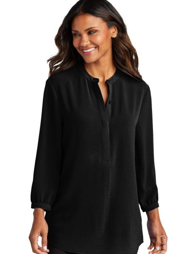 Port Authority® Women's 3/4-Sleeve Textured Crepe Tunic