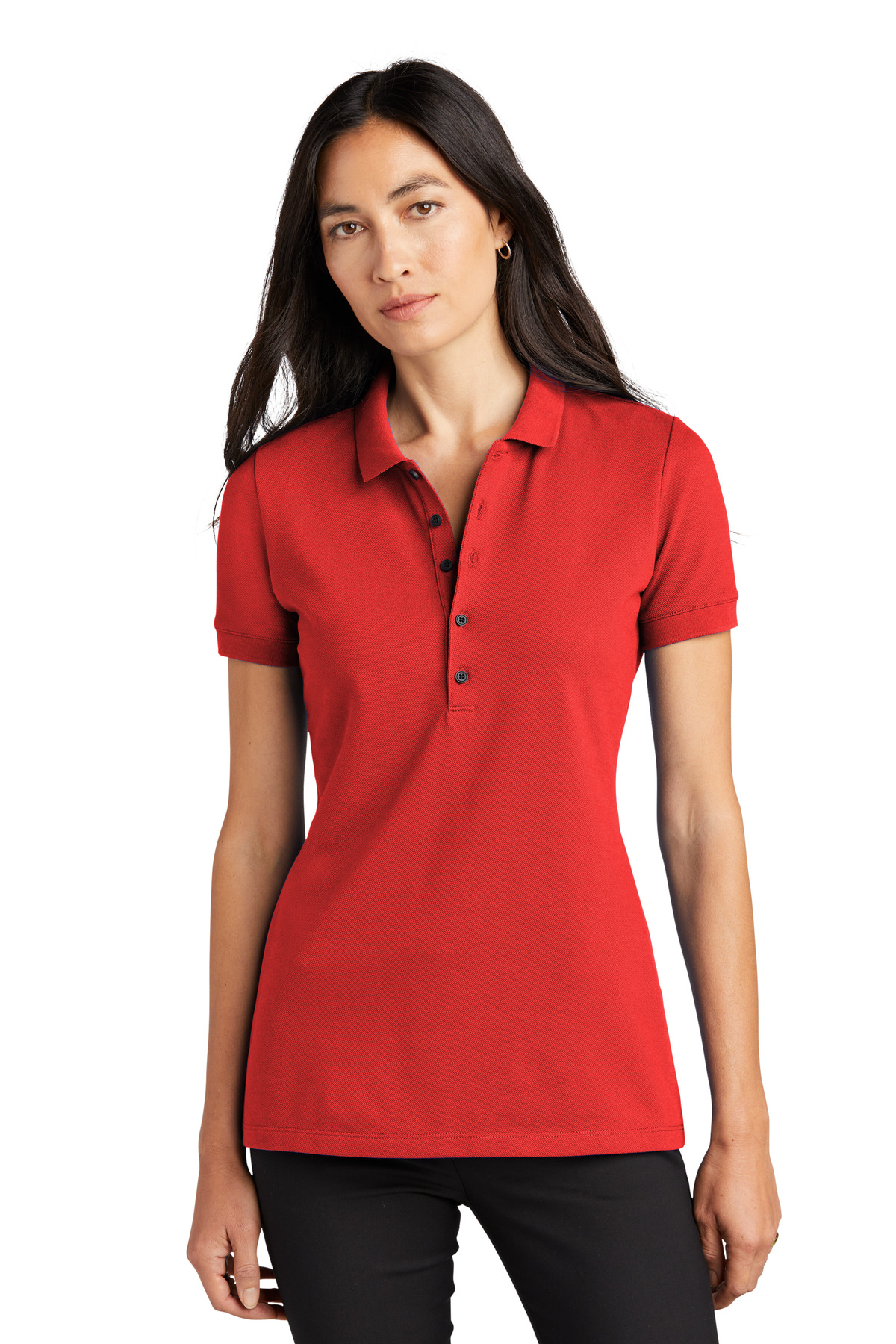 Mercer+Mettle® Women's Stretch Heavyweight Pique Polo - Image 4