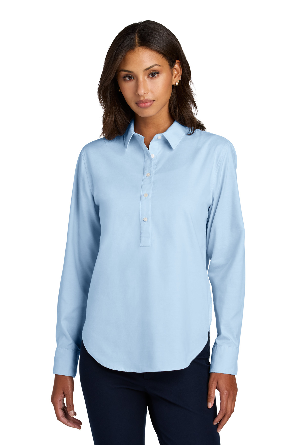 Mercer+Mettle® Women's Long Sleeve Modern Oxford Shirt - Image 2