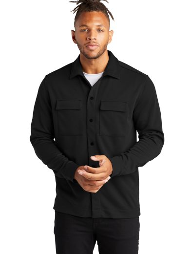 Mercer+Mettle® Double-Knit Snap Front Jacket