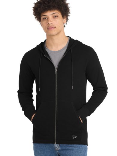 New Era® Thermal Full-Zip Hoodie