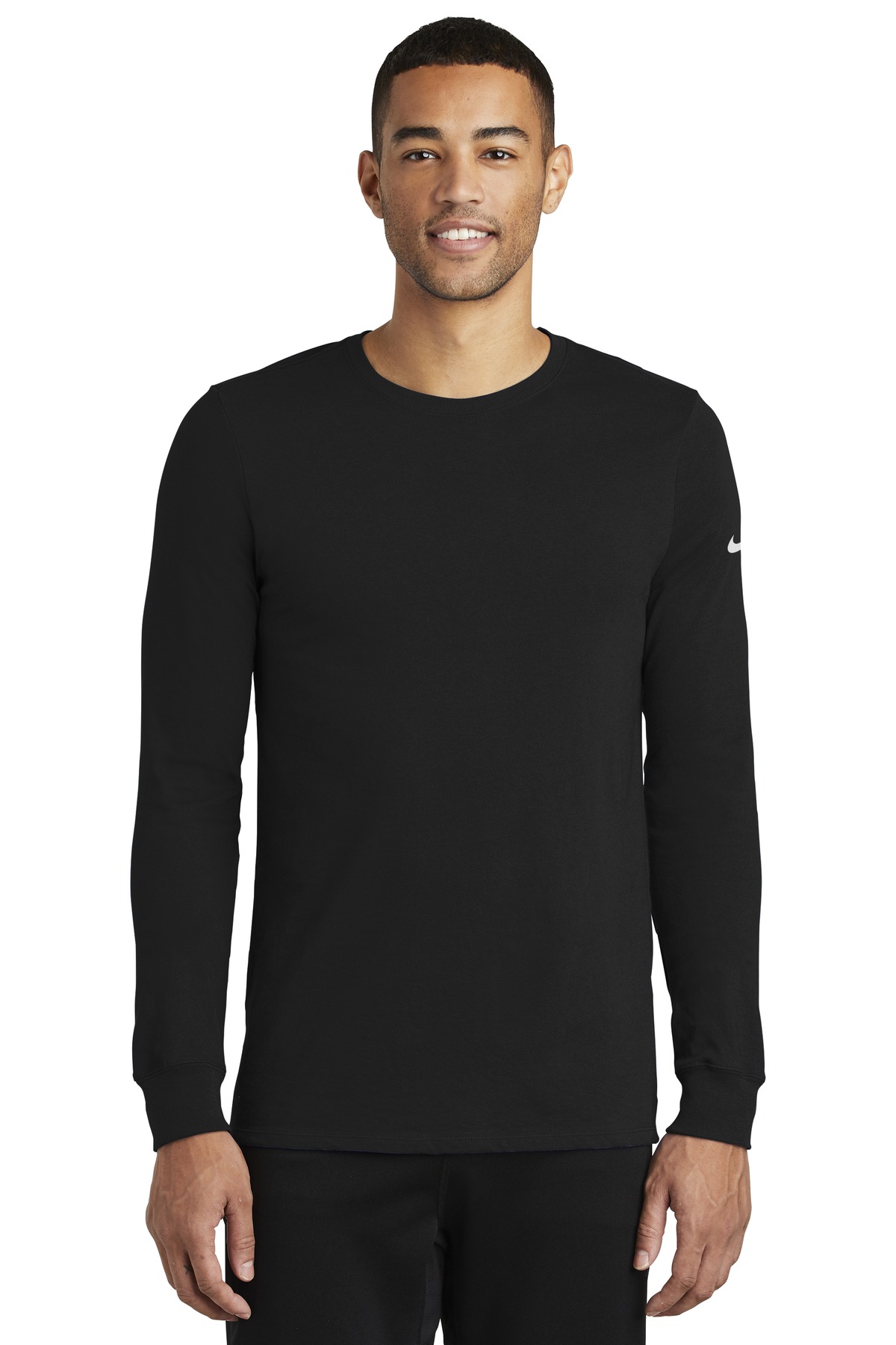 Nike Dri-FIT Cotton/Poly Long Sleeve Tee.