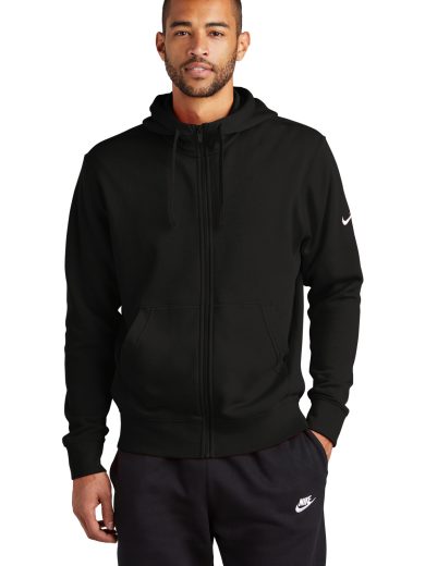 Nike Club Fleece Sleeve Swoosh Full-Zip Hoodie