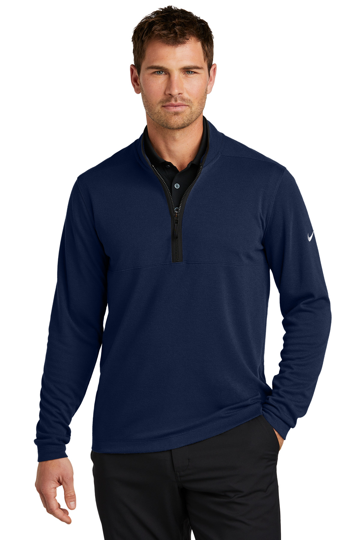Nike Textured 1/2-Zip Cover-Up - Image 2