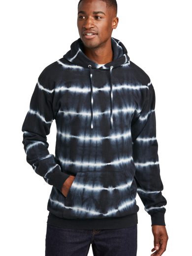 Port & Company® Allover Stripe Tie-Dye Fleece