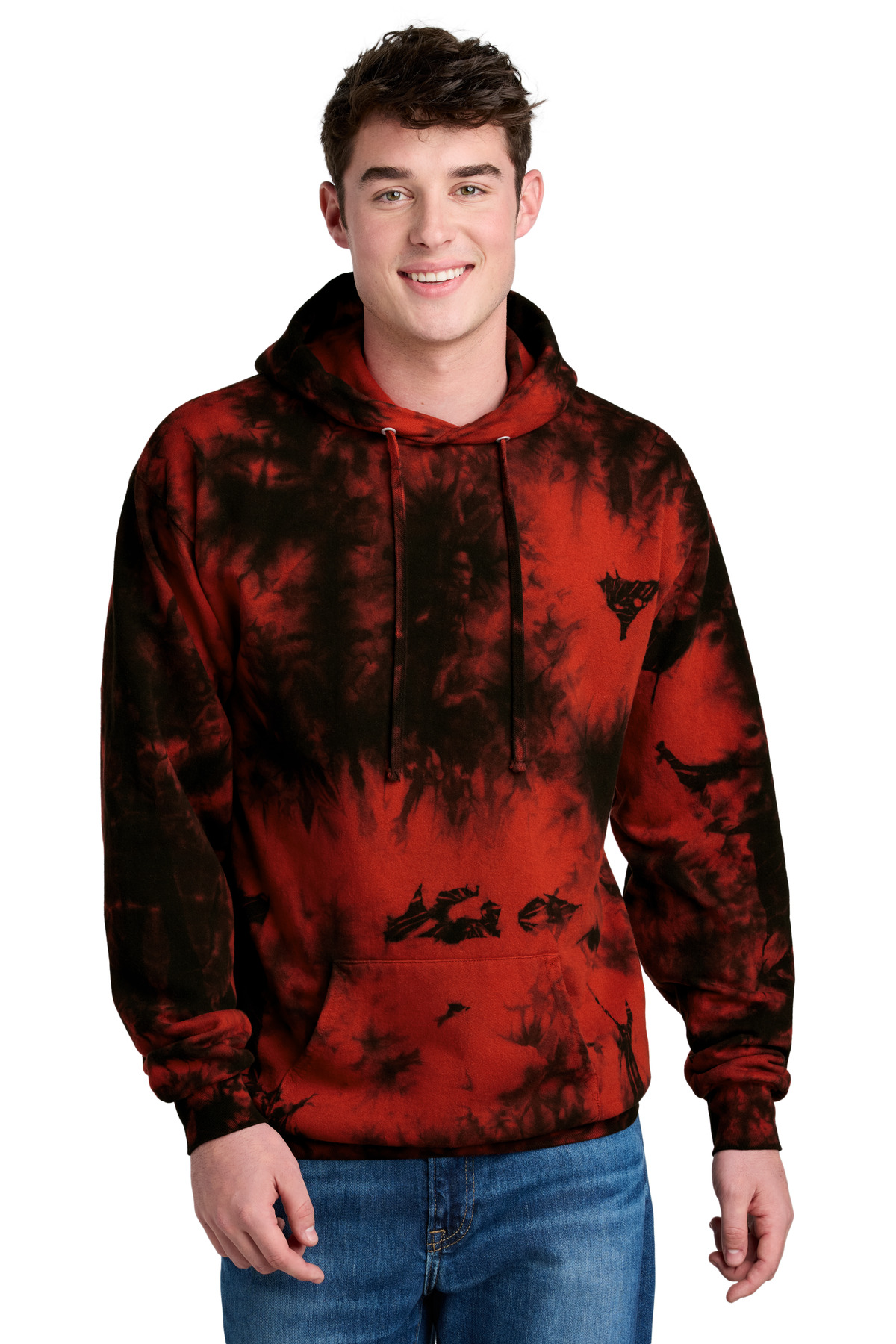 Port & Company® Crystal Tie-Dye Pullover Hoodie - Image 2