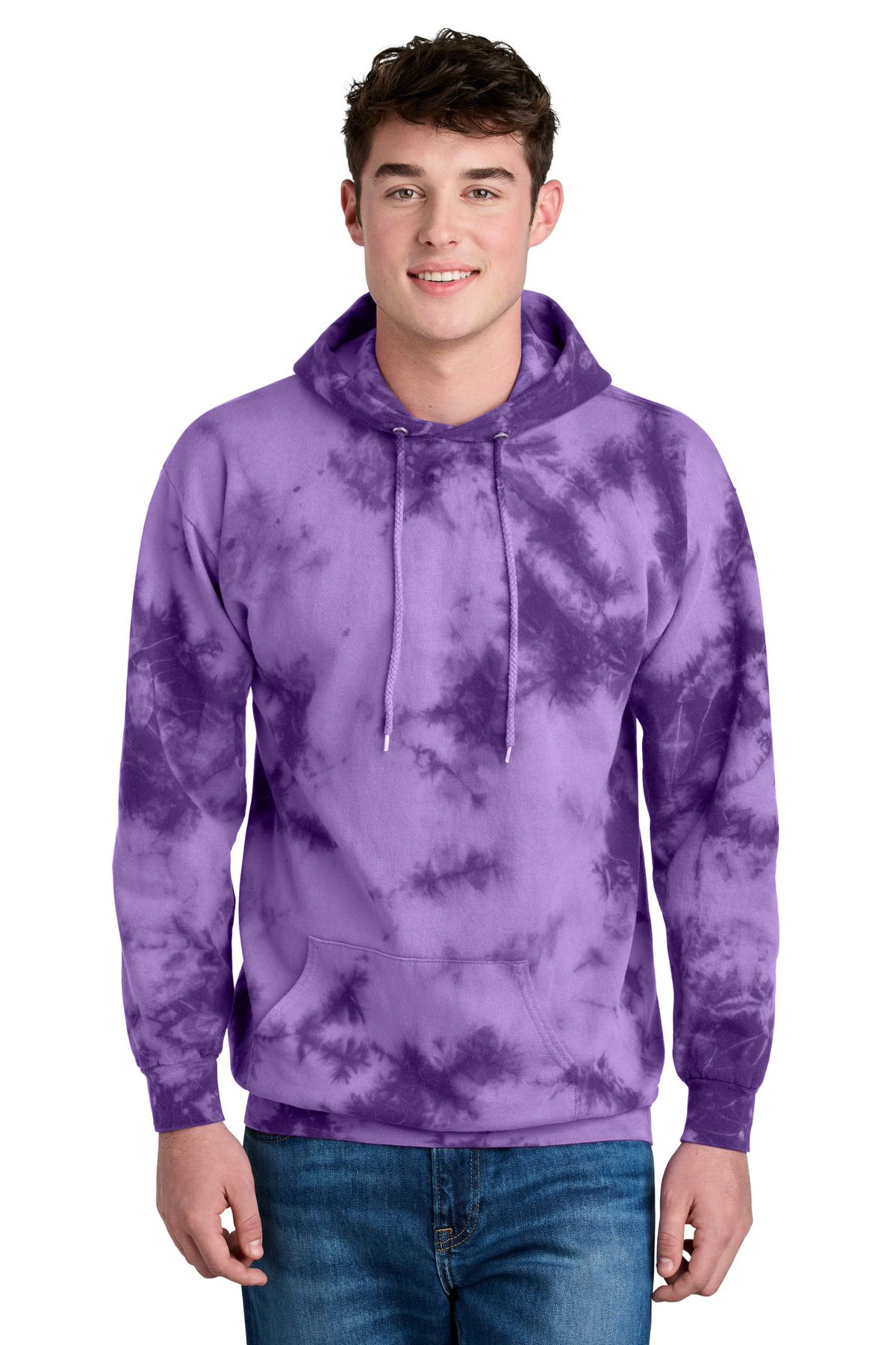 Port & Company® Crystal Tie-Dye Pullover Hoodie - Image 3