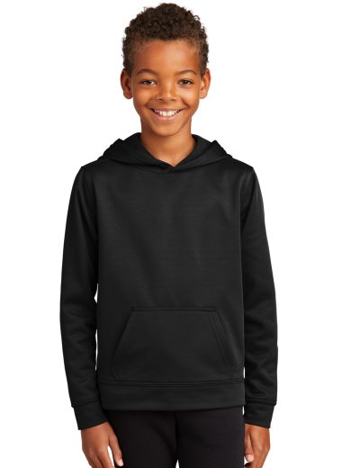 Port & Company®Youth Performance Fleece Pullover Hooded Sweatshirt.