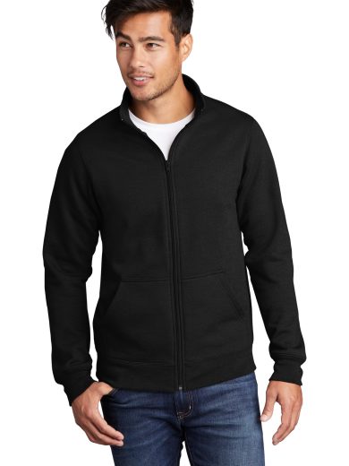 Port & Company ® Core Fleece Cadet Full-Zip Sweatshirt