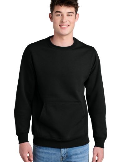 Port & Company® Core Fleece Crewneck Pocket Sweatshirt