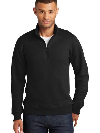 Port & Company® Fan Favorite Fleece 1/4-Zip Pullover Sweatshirt.