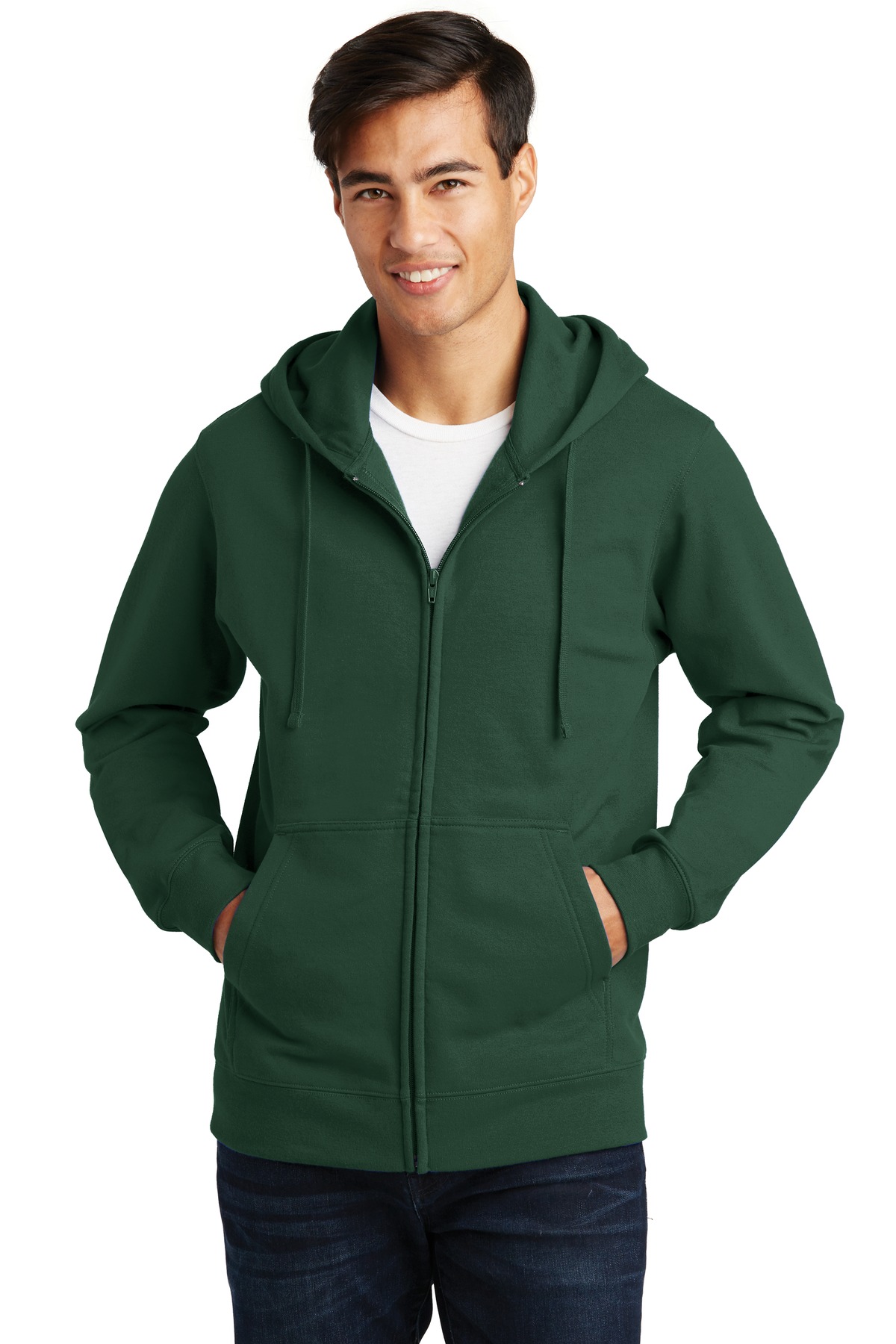 Port & Company® Fan Favorite Fleece Full-Zip Hooded Sweatshirt. - Image 9