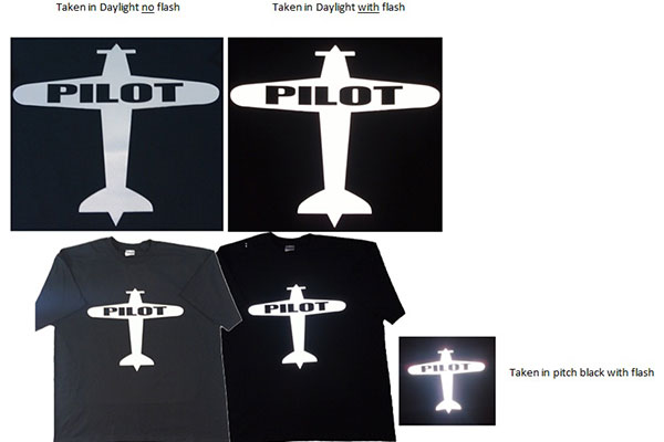 Gonna fly like an Eagle……The Reflective Pilot Shirt!