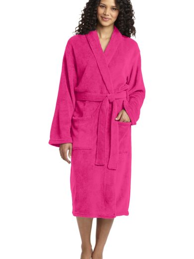 Port Authority® Plush Microfleece Shawl Collar Robe.