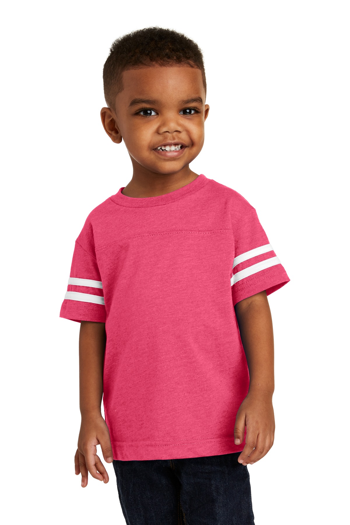 Rabbit Skins™ Toddler Football Fine Jersey Tee. - Image 2