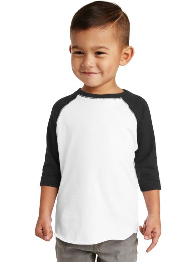 DISCONTINUED Rabbit Skins™ Toddler Baseball Fine Jersey Tee.