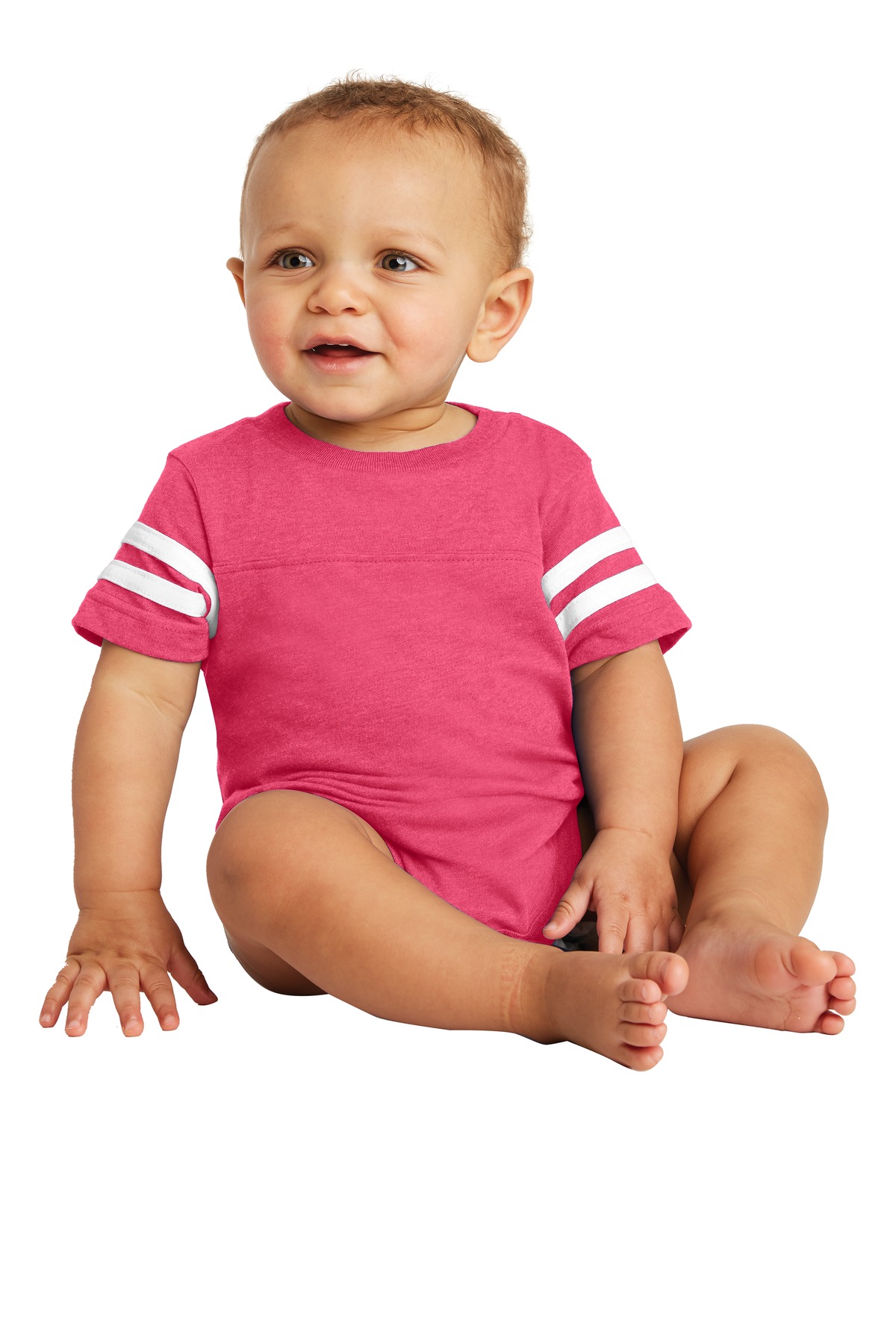 Rabbit Skins™ Infant Football Fine Jersey Bodysuit. - Image 2