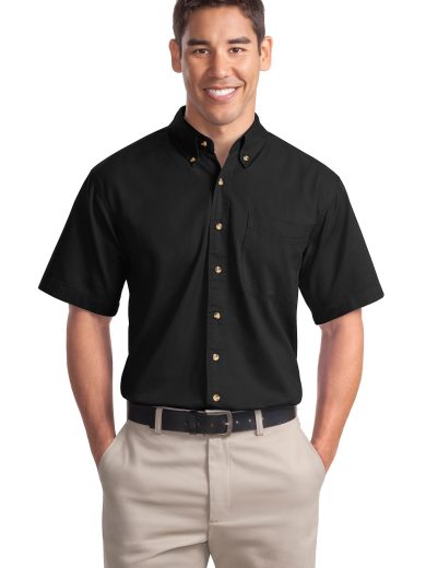 Port Authority® Short Sleeve Twill Shirt.