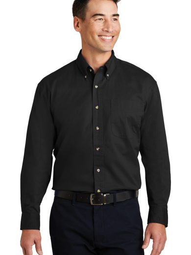 Port Authority® Long Sleeve Twill Shirt.