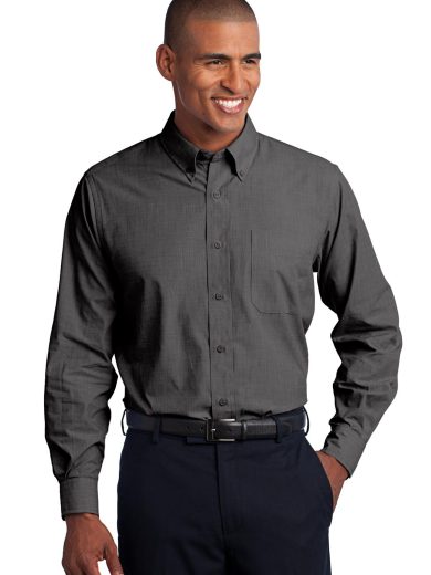 Port Authority® Crosshatch Easy Care Shirt.