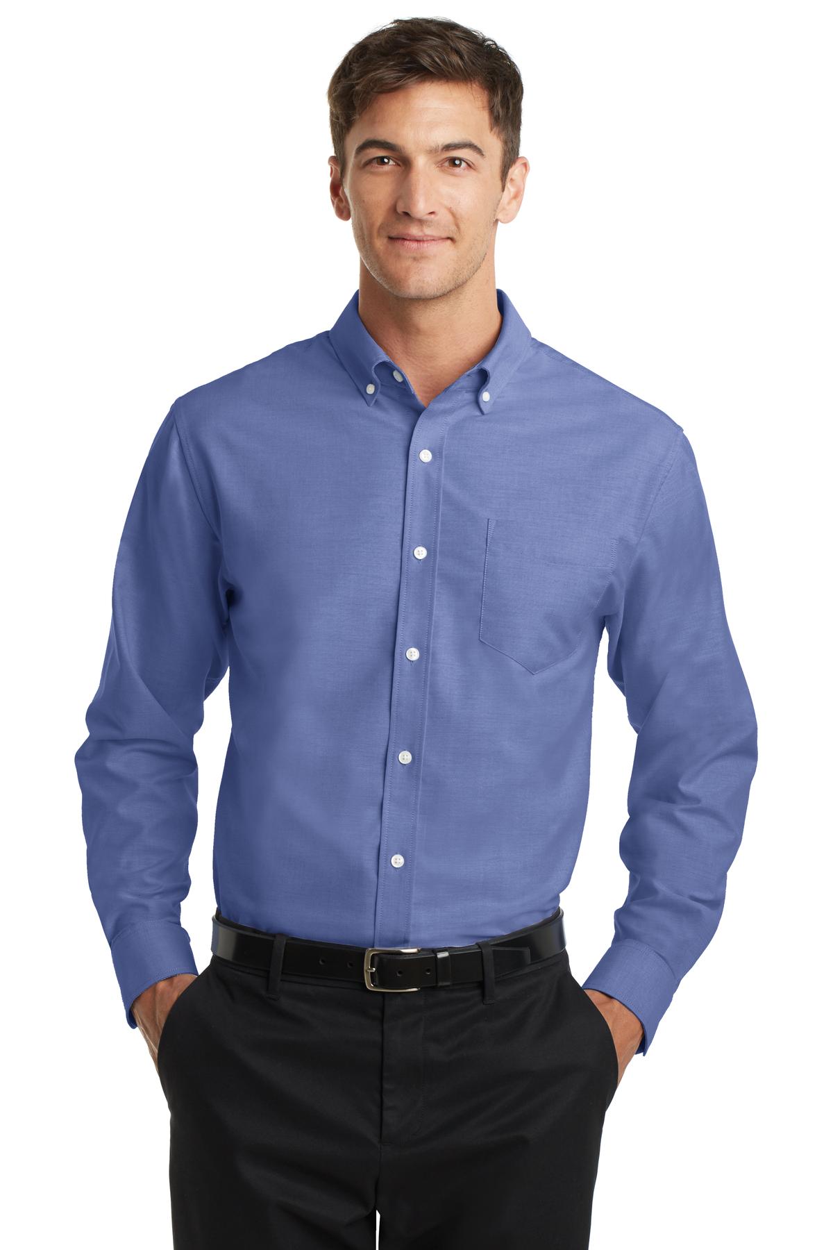 Port Authority® SuperPro™ Oxford Shirt. - Image 3