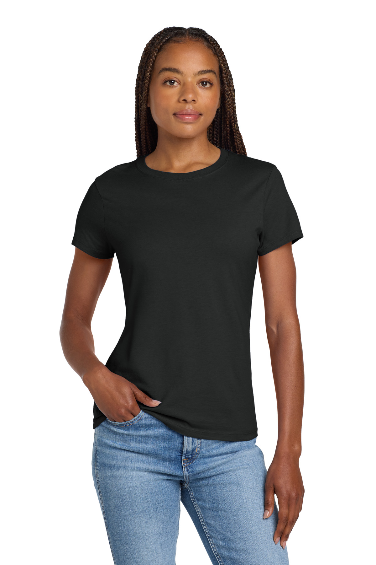 Hanes® Women's Perfect-T Cotton T-Shirt.