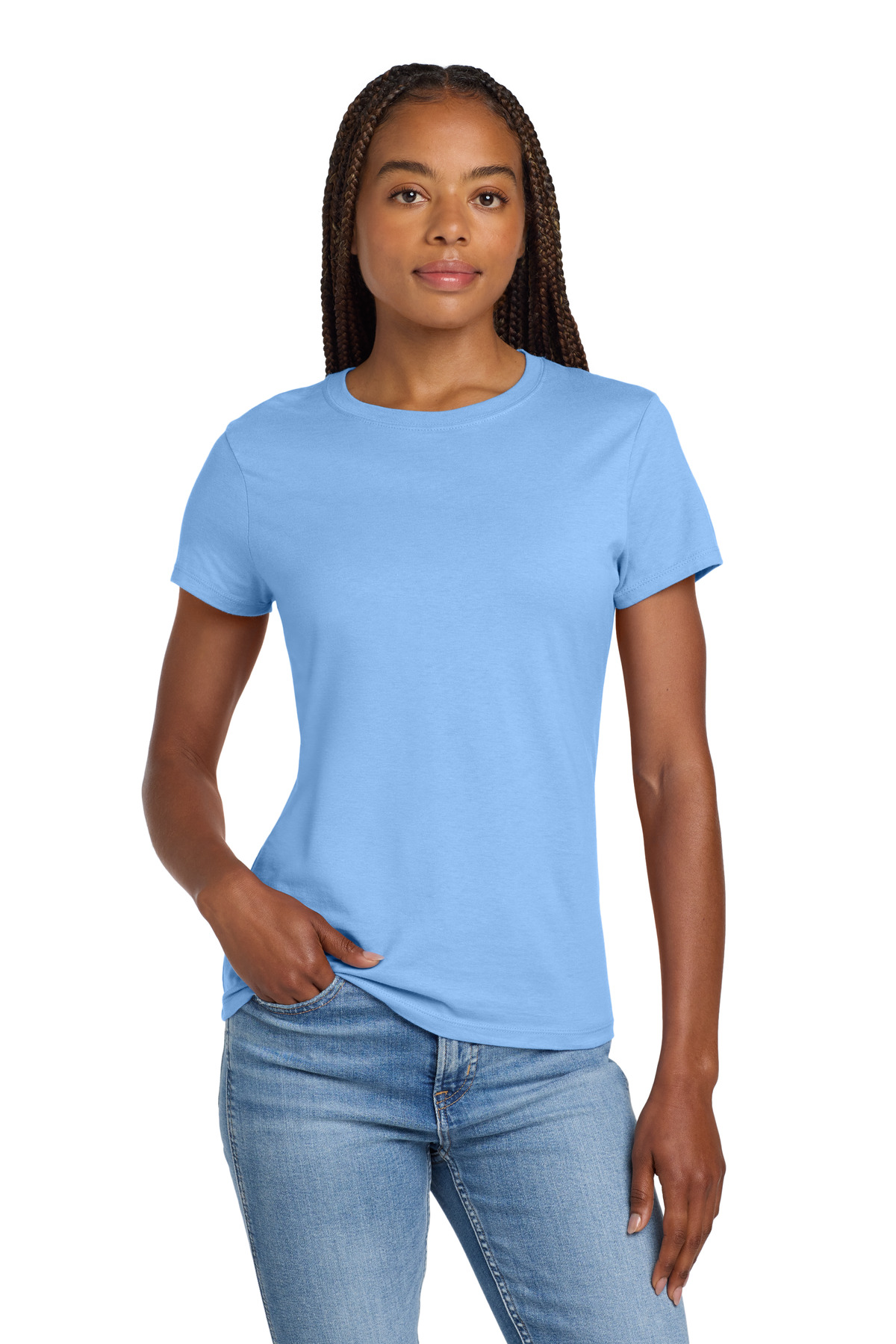 Hanes® Women's Perfect-T Cotton T-Shirt. - Image 5