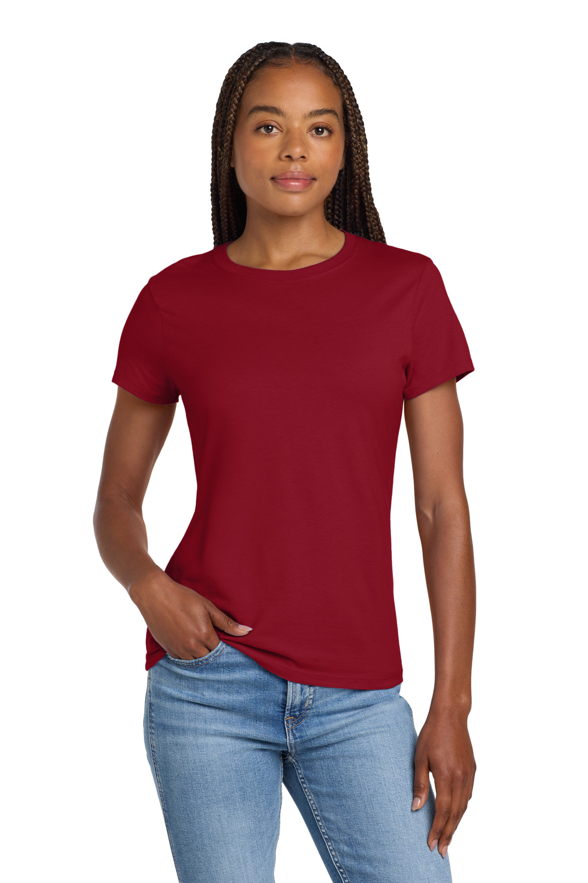Hanes® Women's Perfect-T Cotton T-Shirt. - Image 4
