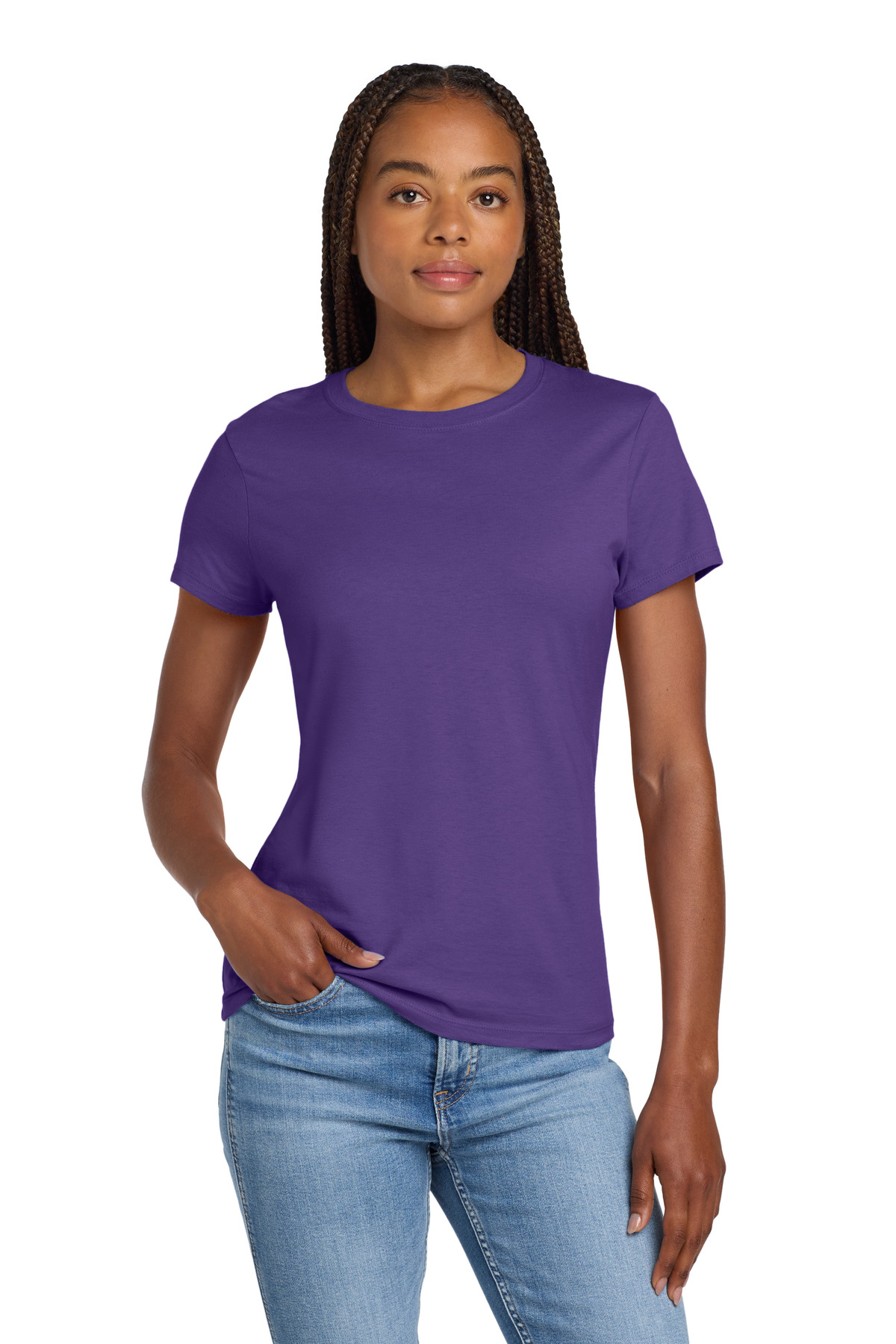 Hanes® Women's Perfect-T Cotton T-Shirt. - Image 6