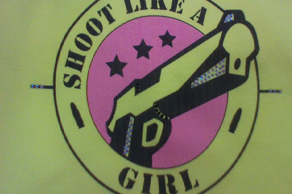 Shoot Like A Girl Tee!!!!