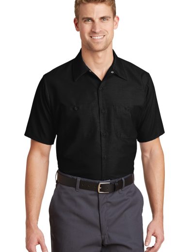 Red Kap® Long Size, Short Sleeve Industrial Work Shirt.